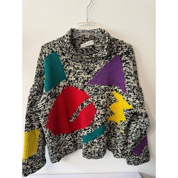 EDINA RONAY BRITISH DESIGNER VINTAGE HAND KNITTED SWEATER - Picture 1 of 8